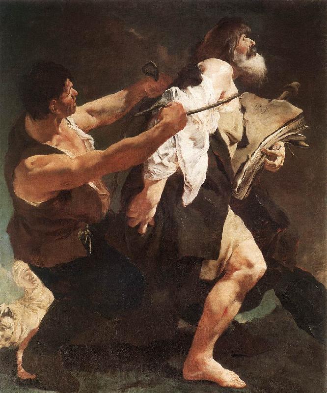 PIAZZETTA, Giovanni Battista St James Brought to Martyrdom kkjh Norge oil painting art